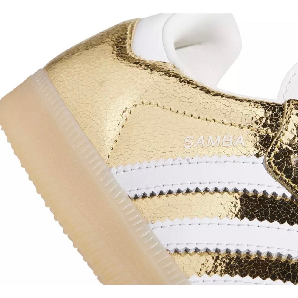 NEW ADIDAS ORIGINALS Samba OG Women's 10 Gold  KI5719 - Picture 3 of 9